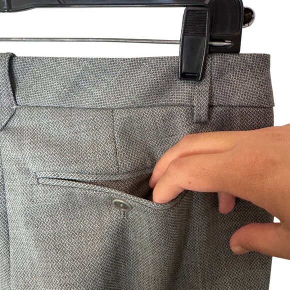 Zadig & Voltaire grey cropped wool posh trouser pants size 36 - Picture 6 of 9